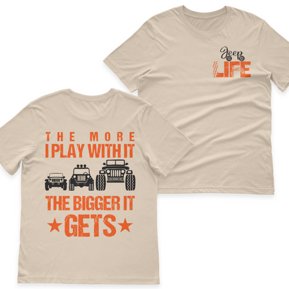 Jeep The More I Play With It The Bigger It Gets T-Shirt Hoodie