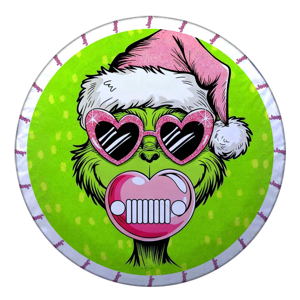 Jeep Merry Christmas Spare Tire Cover and License Frame Plate Combo Supler Store