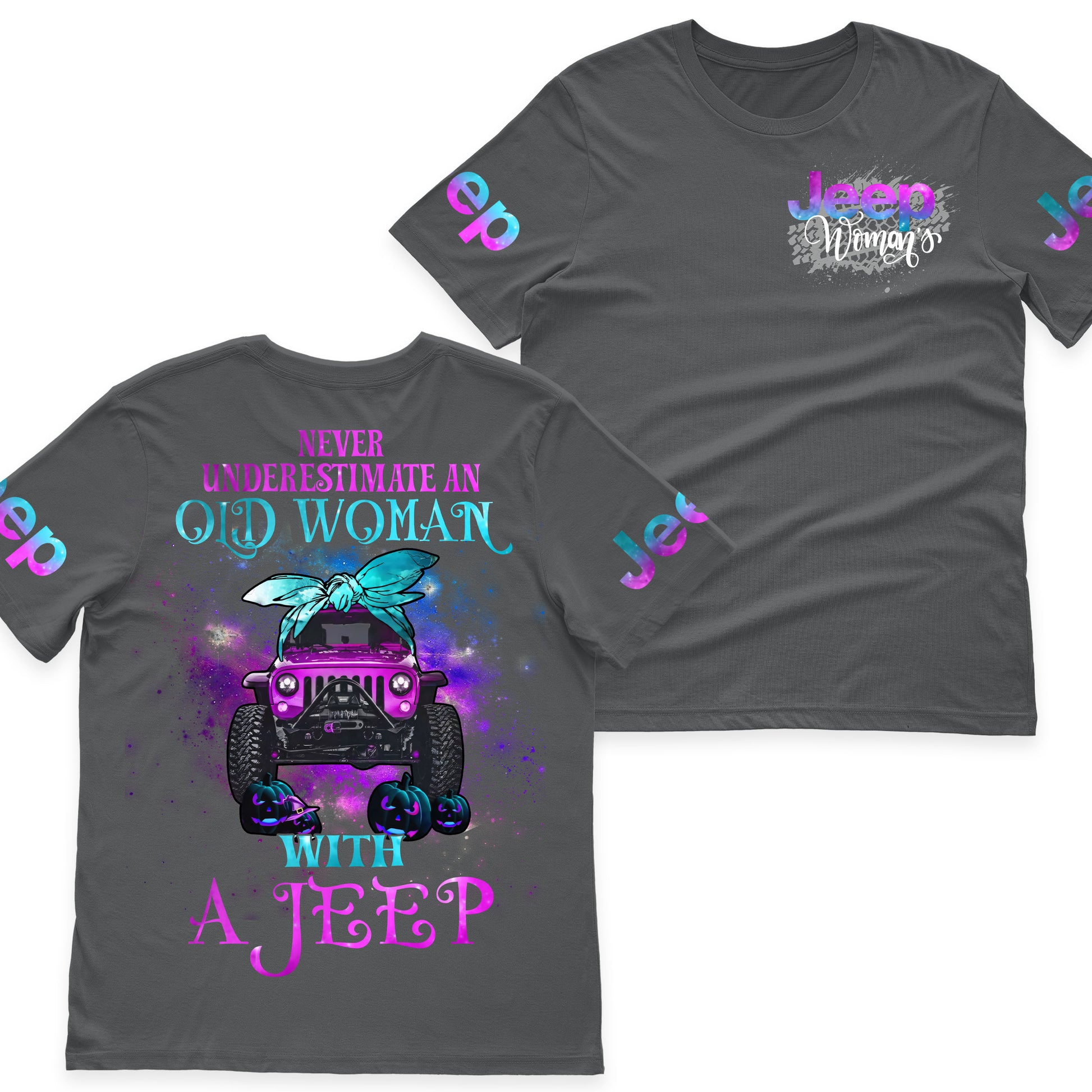 Never Underestimate An Old Woman With A Jeep Fleece Zip Hoodie Supler Store