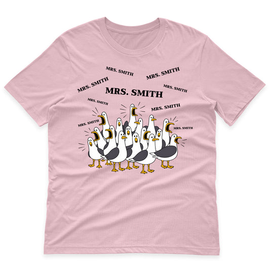 Seagulls Funny Teacher Personalized Shirt