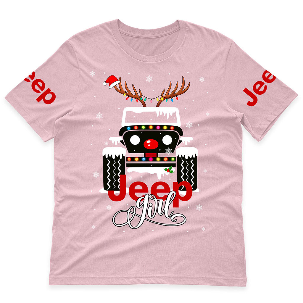 Jeep Girl Offroad 4x4 Christmas Hoodie Supler Store