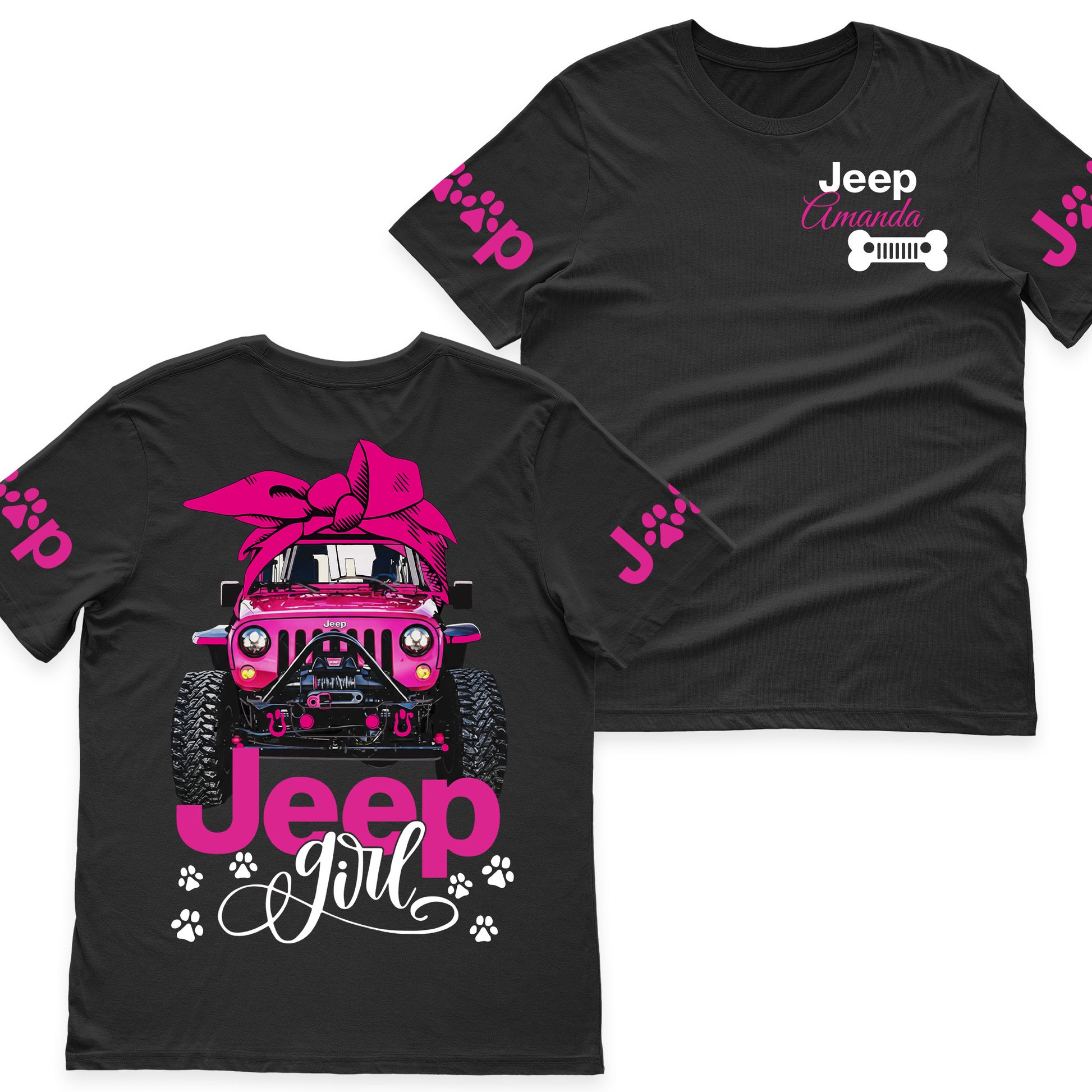 Personalized Jeep Dog Girl Multicolor Fleece Zip Hoodie Supler Store