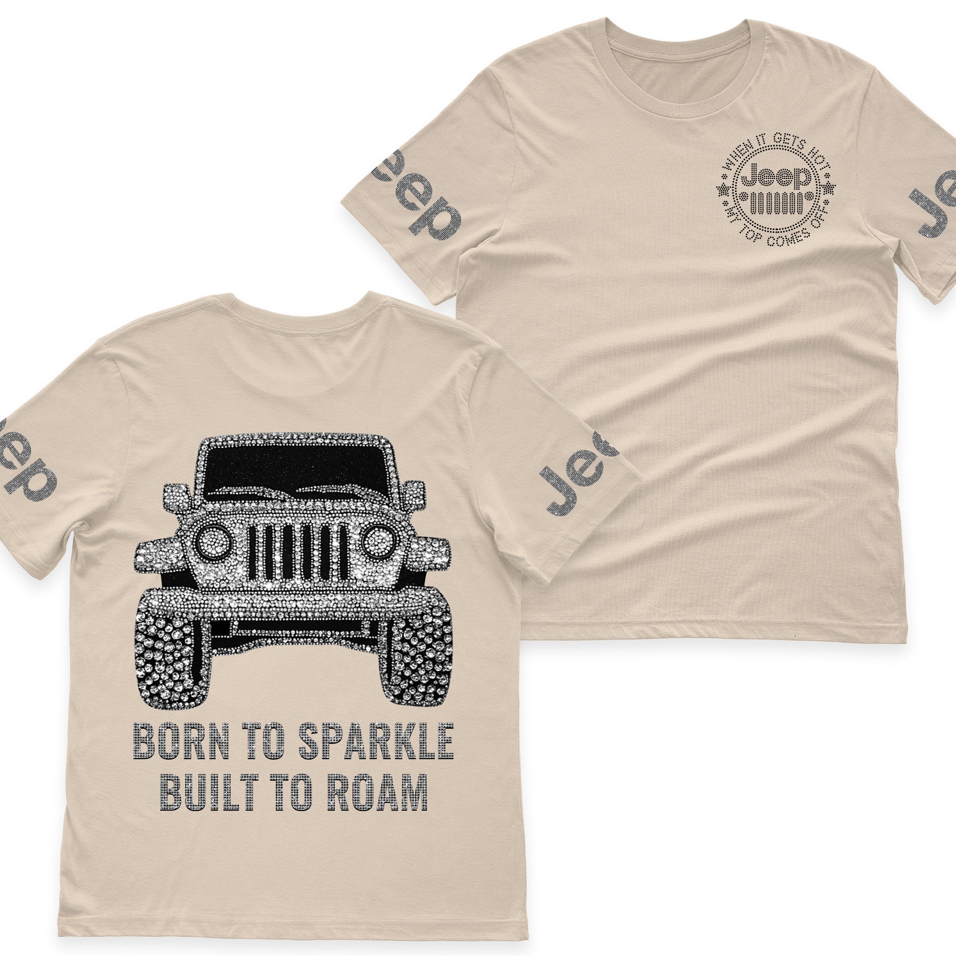 Jeep Born To Sparkle Zip Hoodie Supler Store