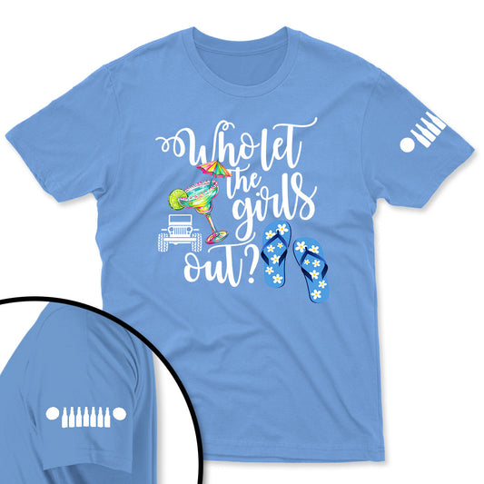 Jeep Beach Margarita Who Let The Girls Out  Shirt