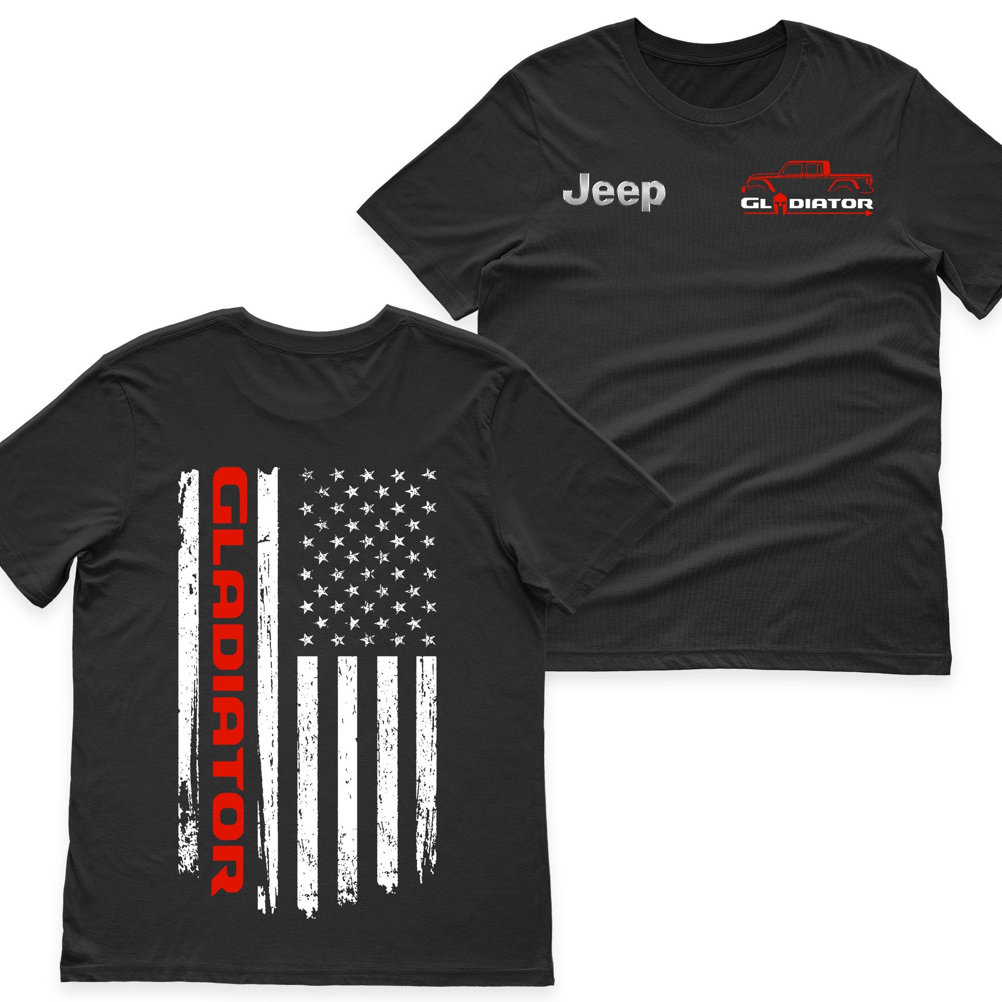 Jeep Gladiator American Flag Offroad Zip Hoodie Supler Store