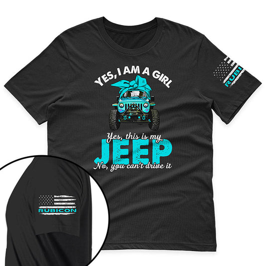 Yes This Is My Jeep Rubicon US Flag T-Shirt Hoodie