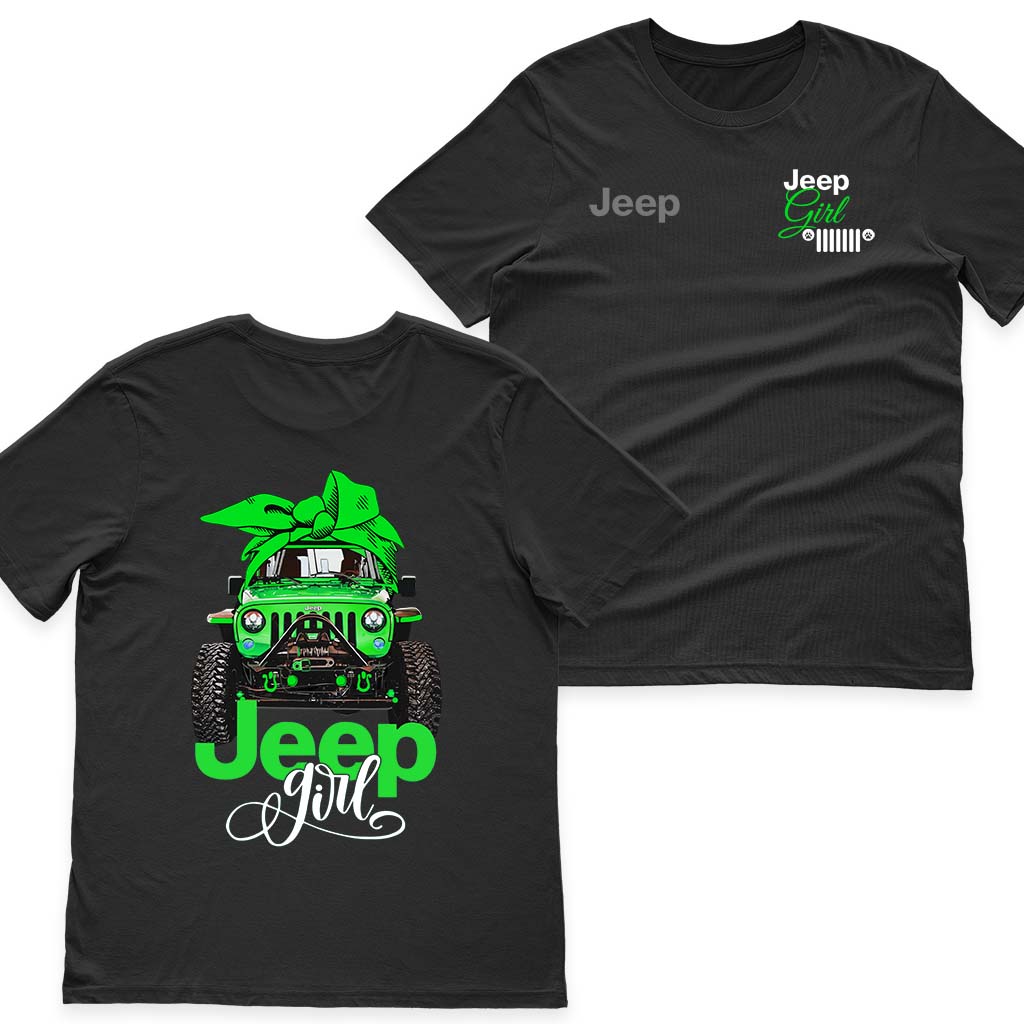 Multicolor Jeep Girl T-Shirt Zip Hoodie Supler Store