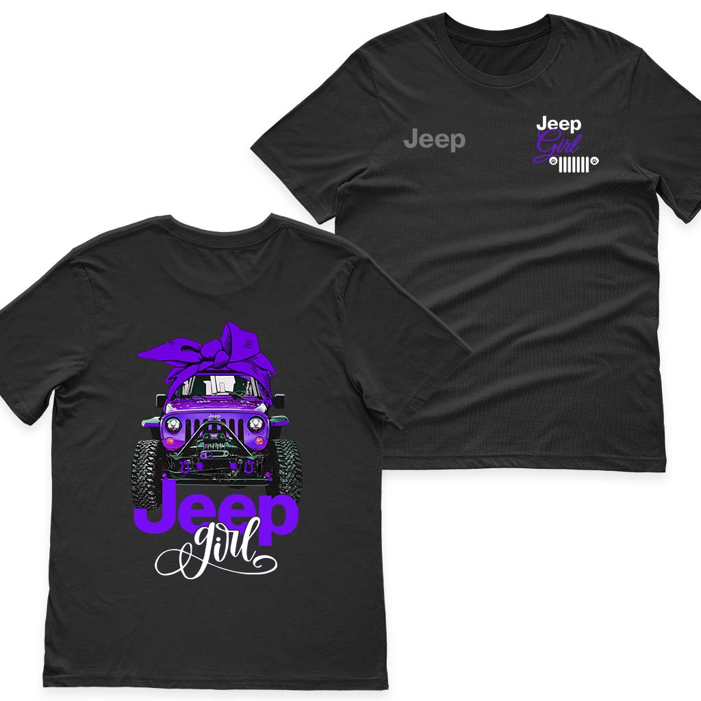 Multicolor Jeep Girl T-Shirt Zip Hoodie Supler Store
