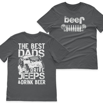Jeep The Best Dad Beer Father's Day Gift T-Shirt Hoodie