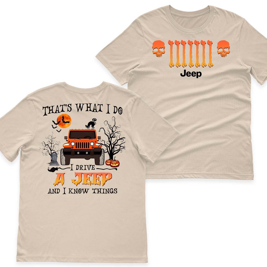That's What I Do I Drive Jeep Halloween T-Shirt Hoodie Supler Store