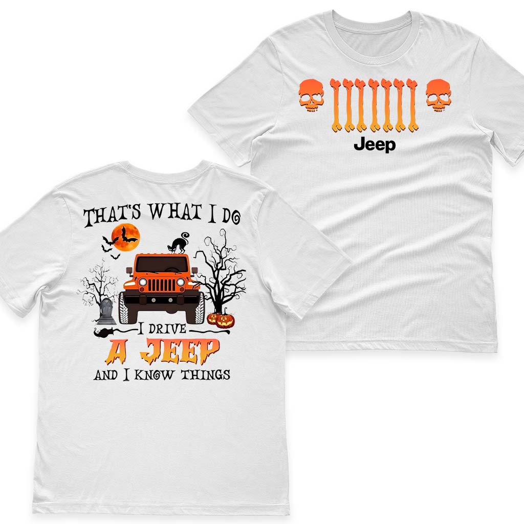 That's What I Do I Drive Jeep Halloween T-Shirt Hoodie Supler Store