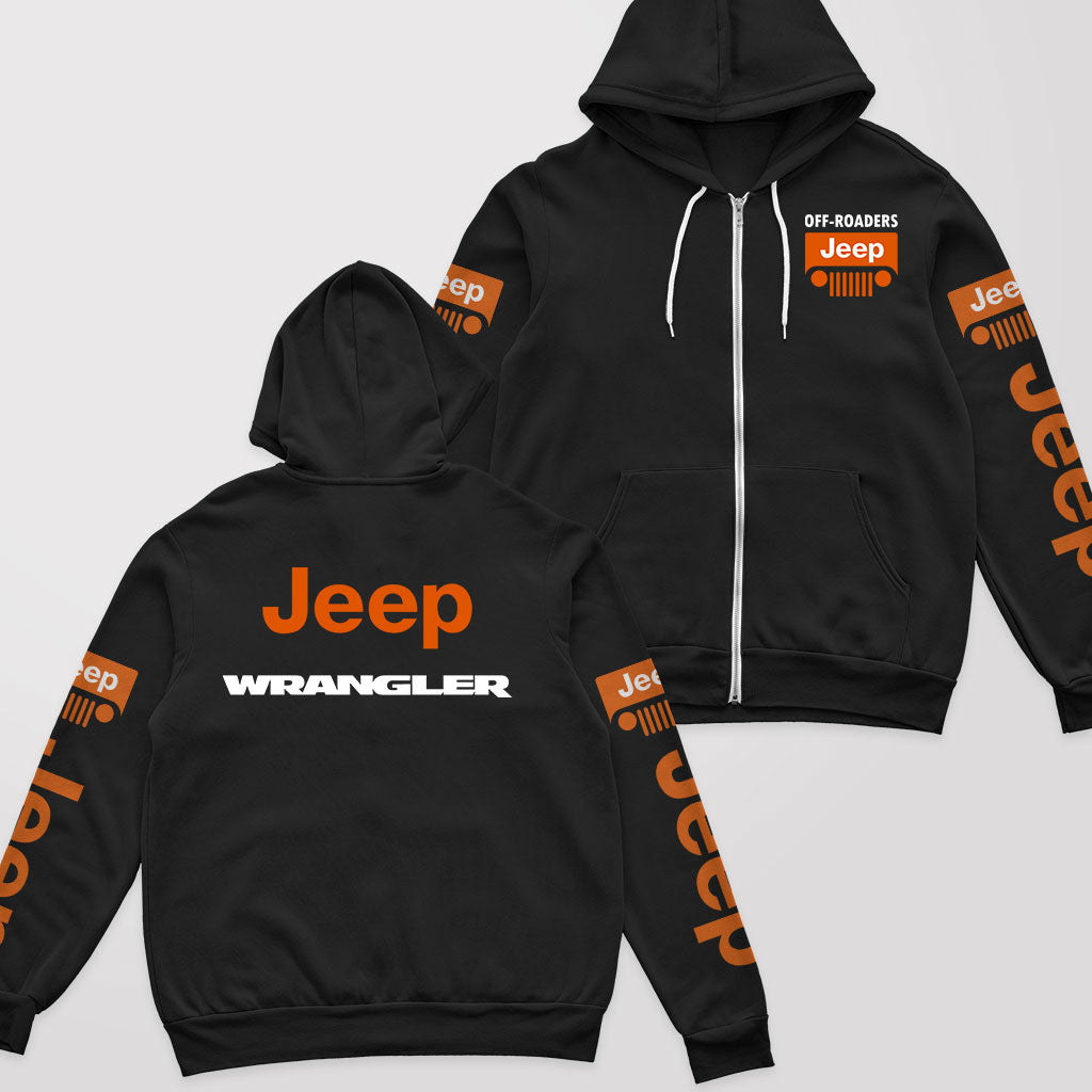 Jeep Wrangler Offroaders Zip Hoodie Supler Store