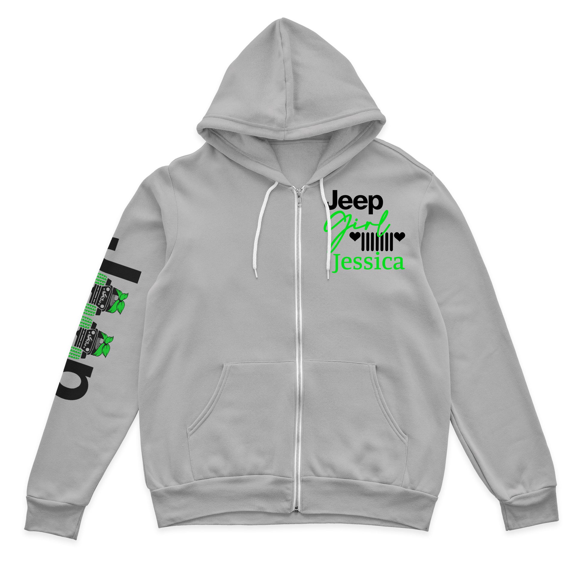 Personalized Multicolor Jeep Girl US Offroad Quarter Zip Sweater Hoodie Supler Store