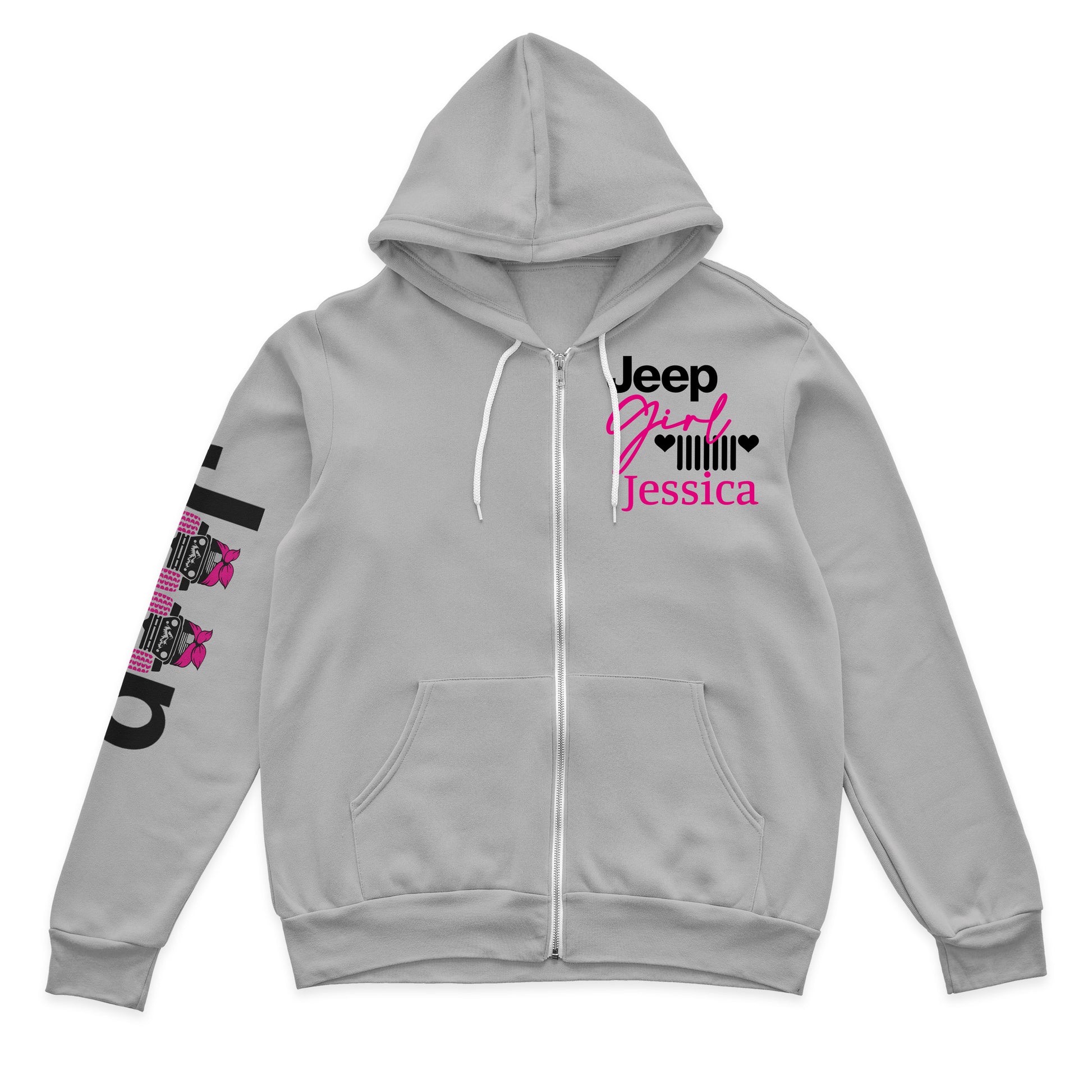 Personalized Multicolor Jeep Girl US Offroad Quarter Zip Sweater Hoodie Supler Store