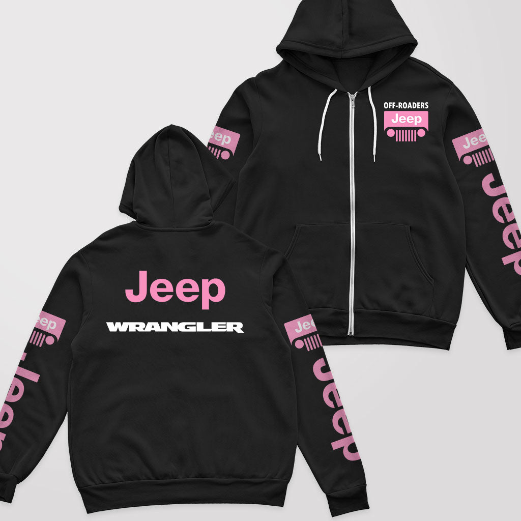 Jeep Wrangler Offroaders Zip Hoodie Supler Store