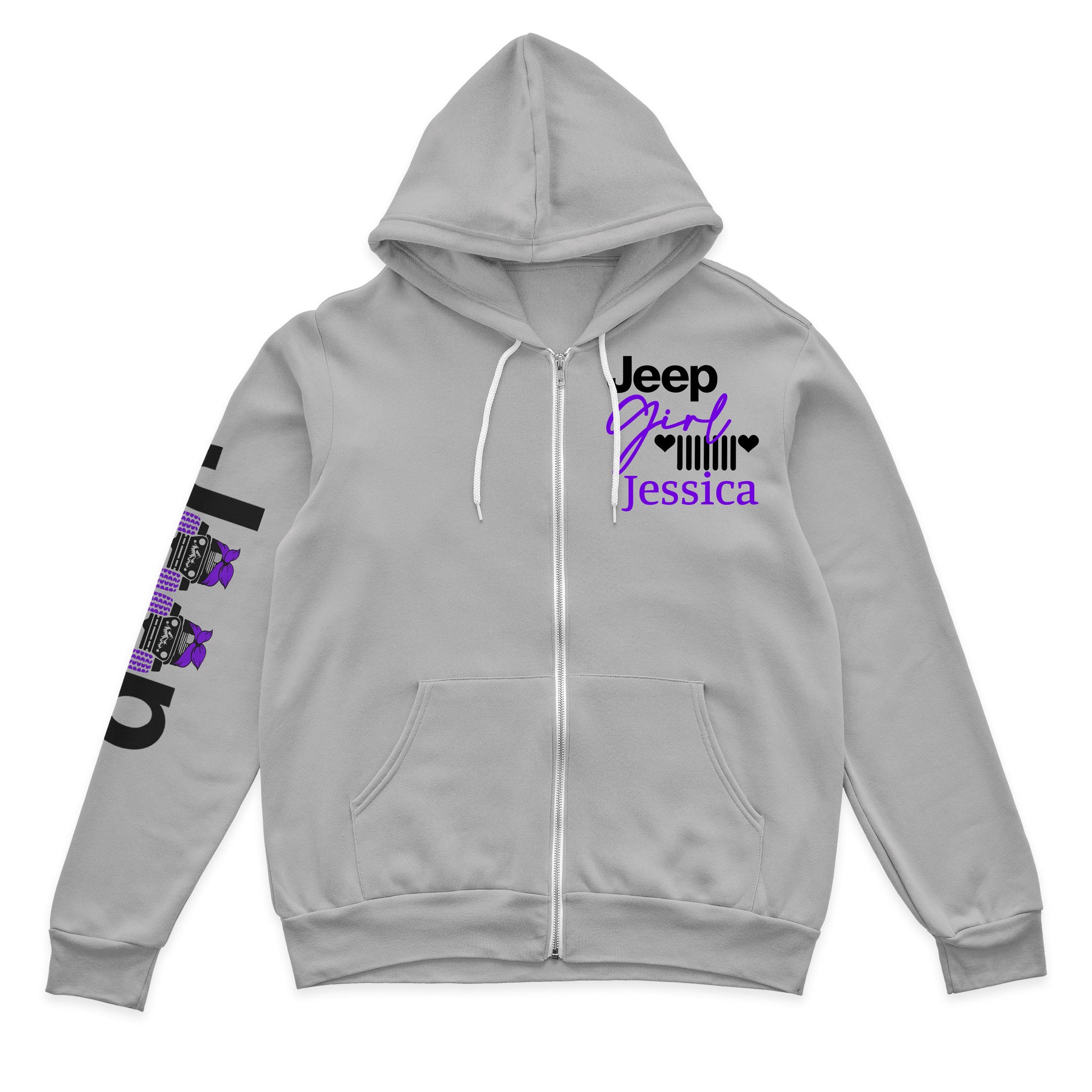 Personalized Multicolor Jeep Girl US Offroad Quarter Zip Sweater Hoodie Supler Store