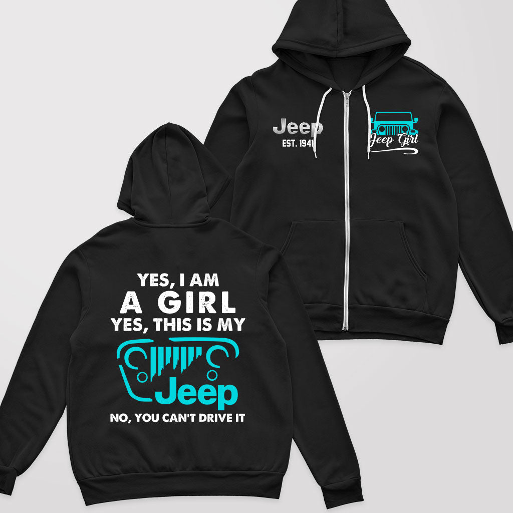 Yes This Is My Jeep You Can't Drive It Zip Hoodie Supler Store