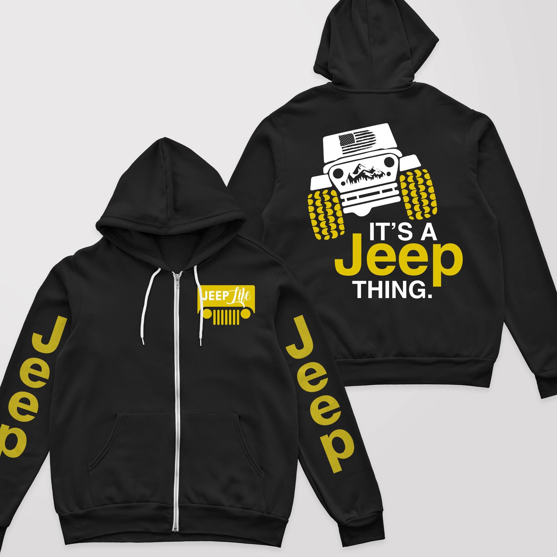Multicolor It's A Jeep Thing Fleece Zip Hoodie Supler Store