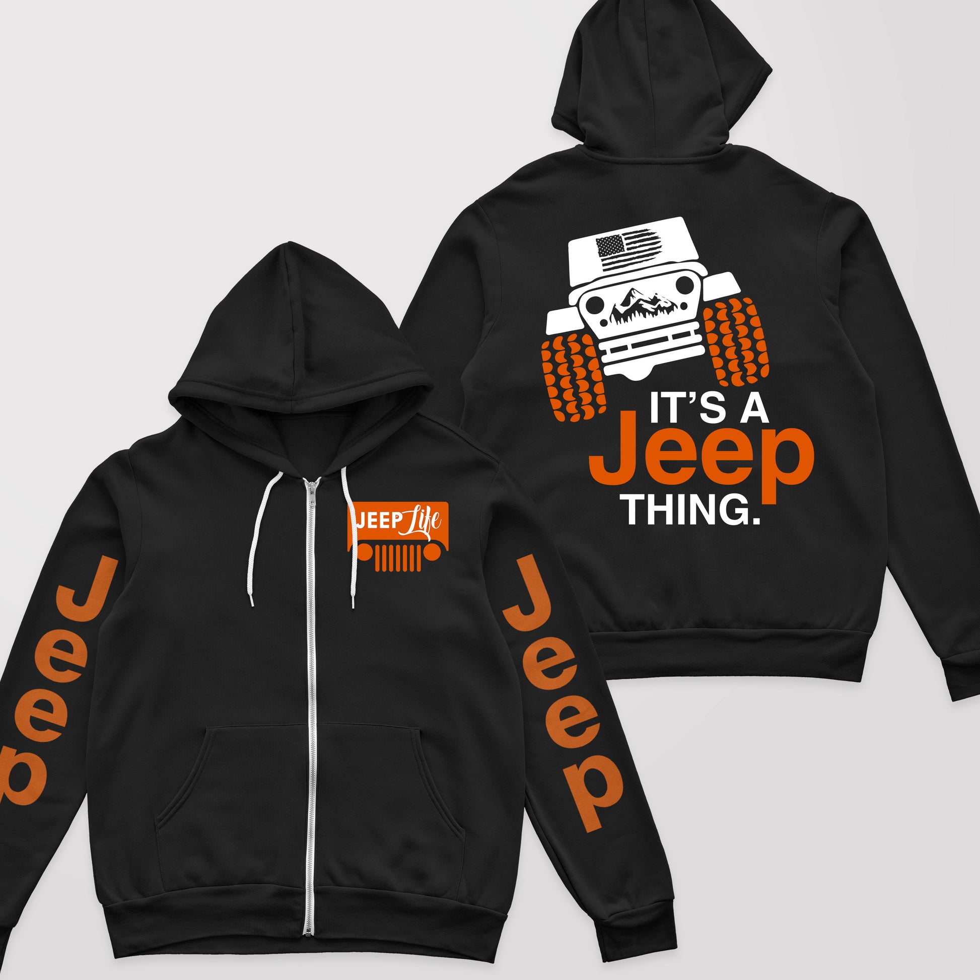 Multicolor It's A Jeep Thing Fleece Zip Hoodie Supler Store