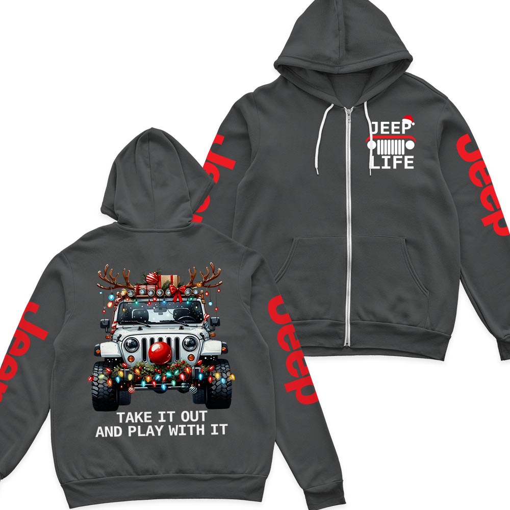 Jeep Life Merry Christmas Hoodie Supler Store