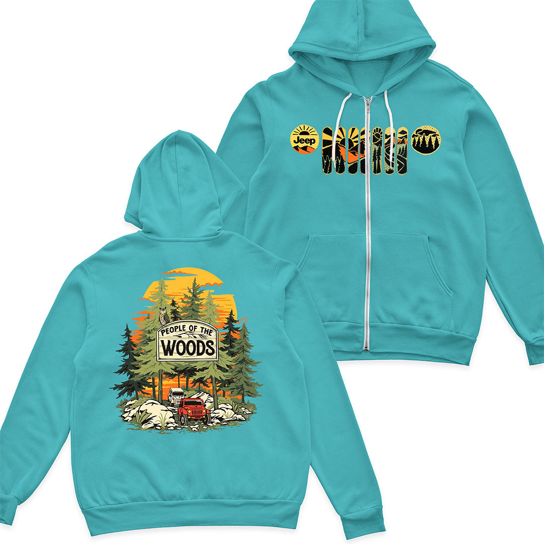 Jeep In The Woods Hoodie T-Shirt Supler Store
