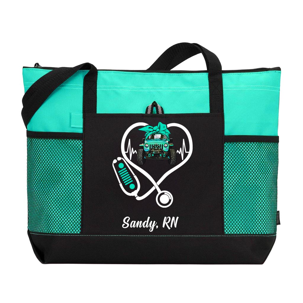 Personalized Jeep Nurse Tote Bag Supler Store