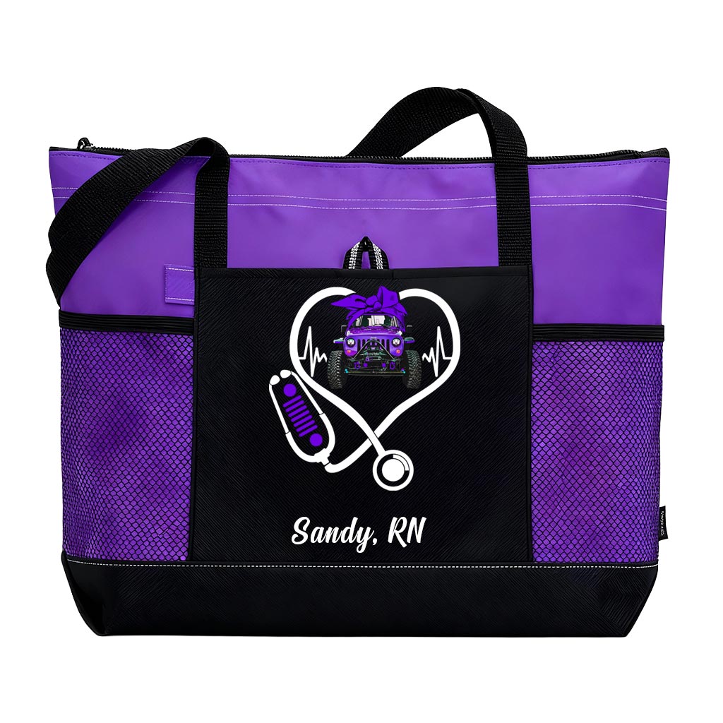 Personalized Jeep Nurse Tote Bag Supler Store