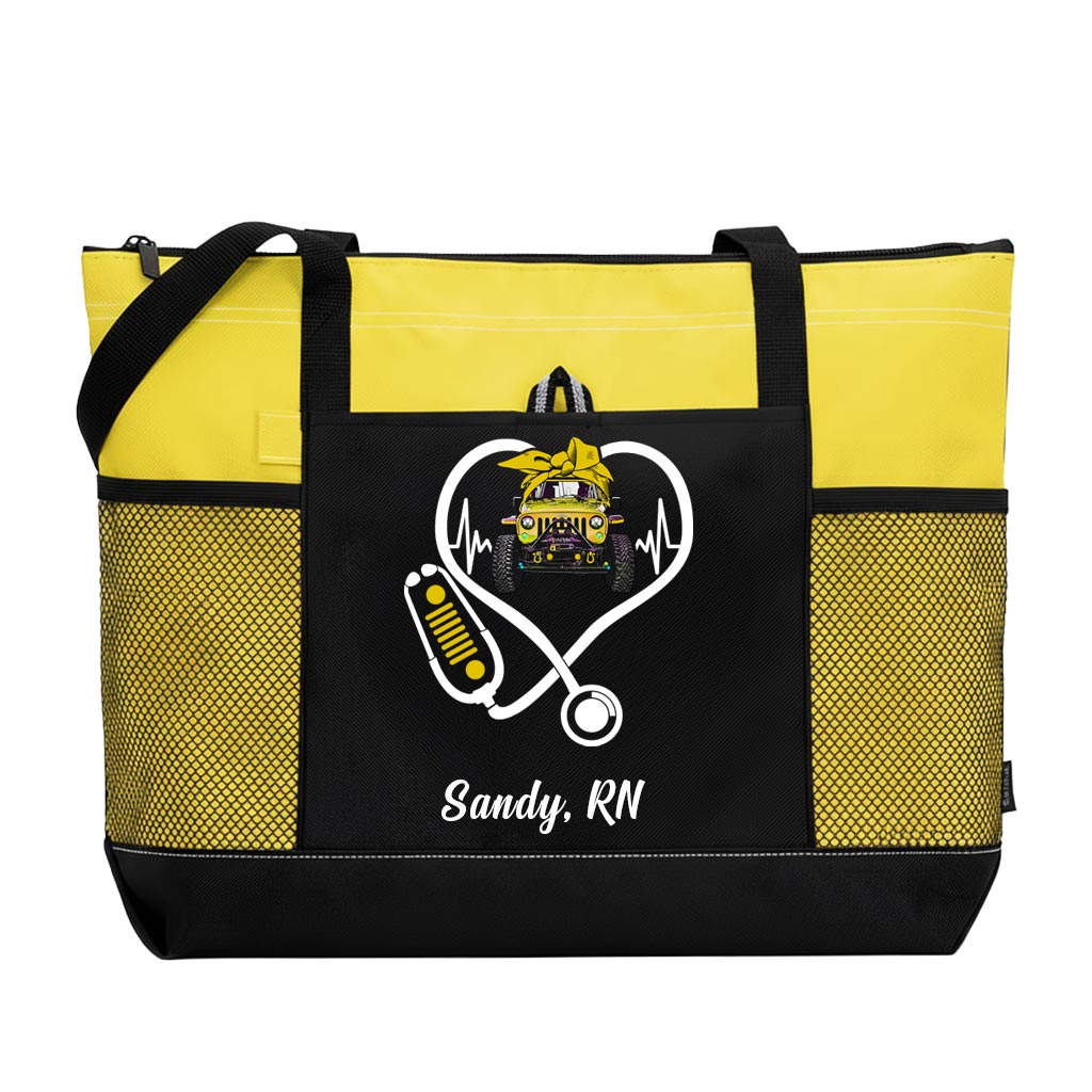 Personalized Jeep Nurse Tote Bag Supler Store