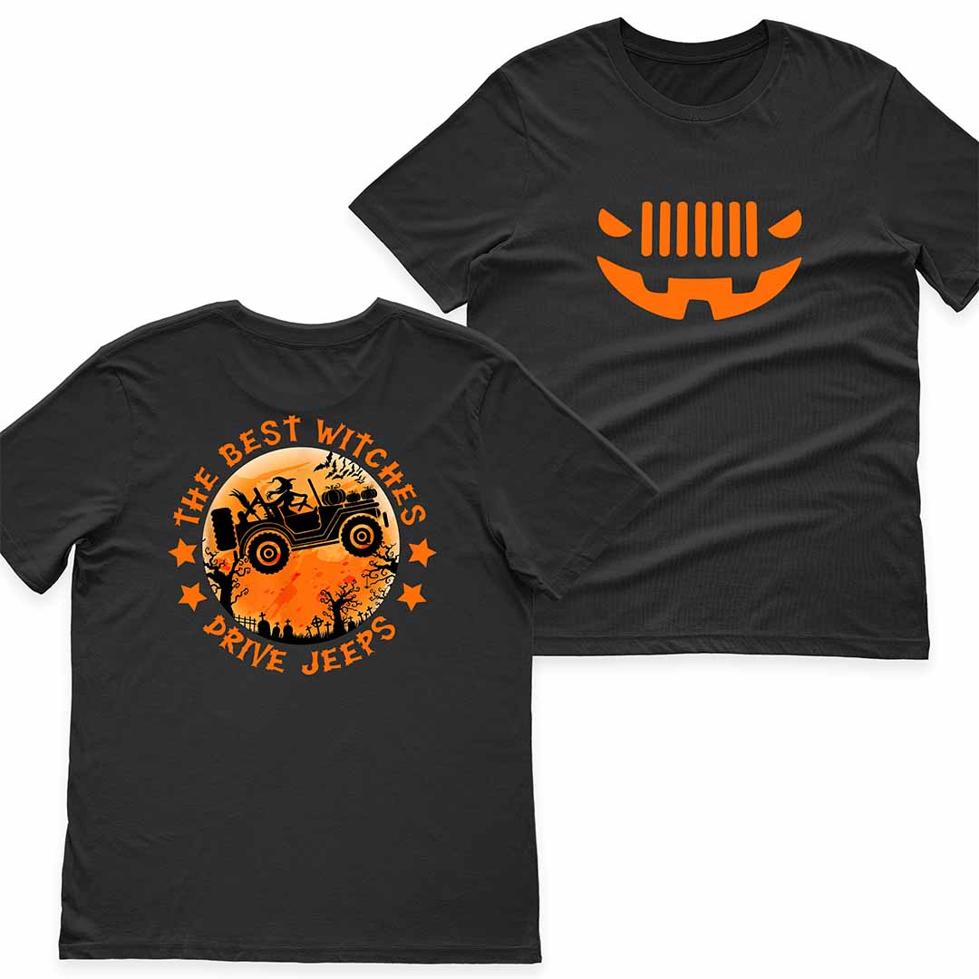The Best Witches Drive Jeeps Halloween T-Shirt Hoodie Supler Store