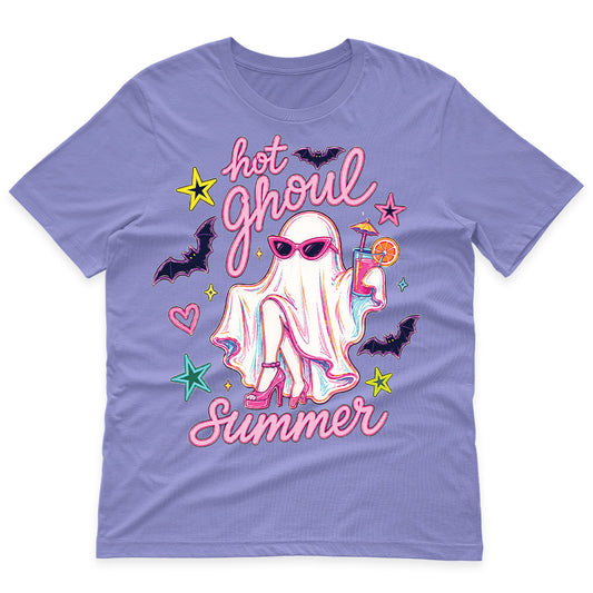 Hot Ghoul Summer Spooky Halloween Shirt