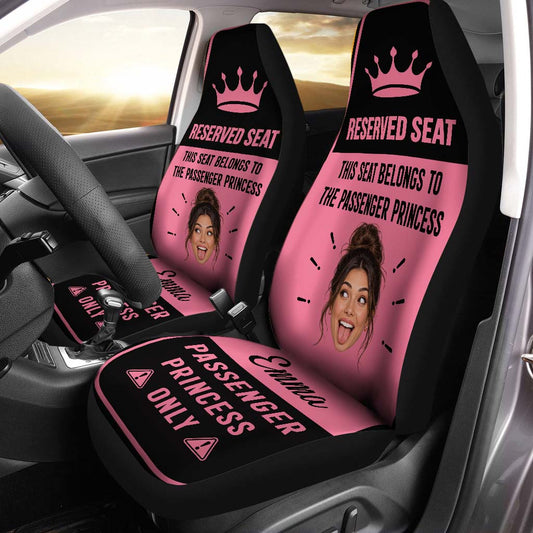 Reserved For Princesses Only Personalized Car Seat Covers Set Of 2