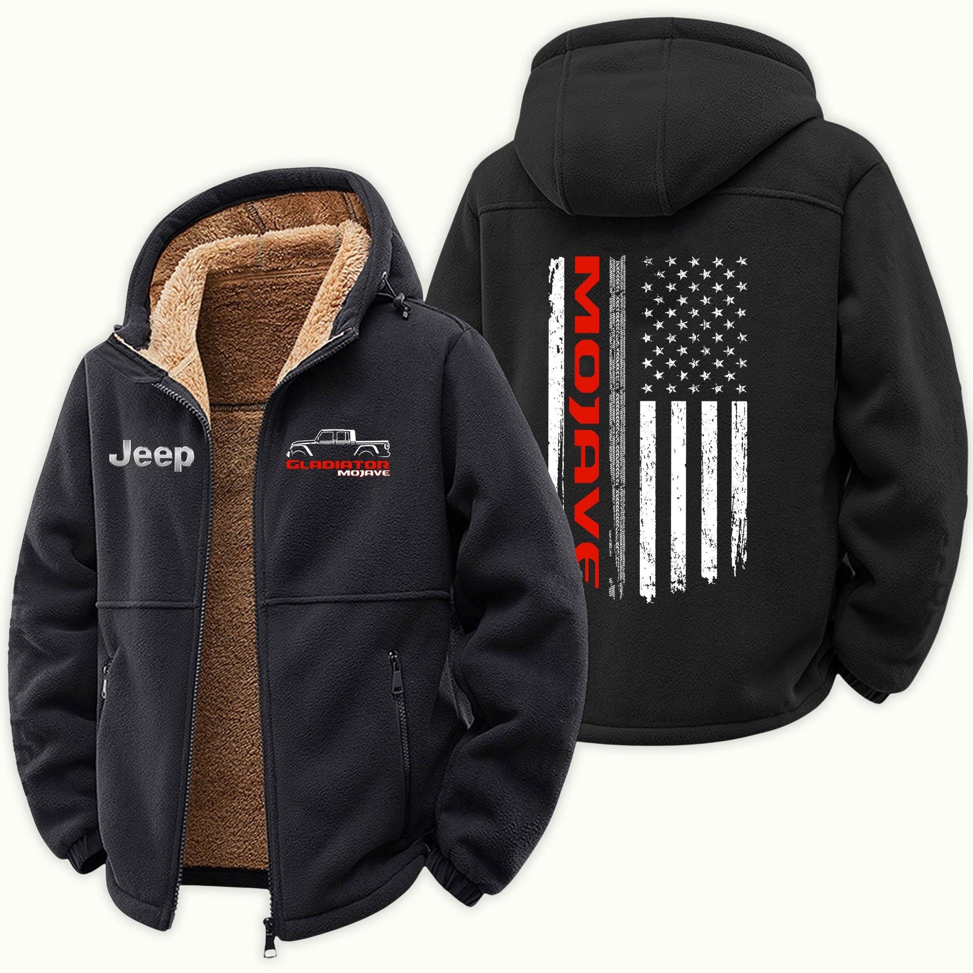 Jeep Gladiator Mojave Fleece Zip Jacket 