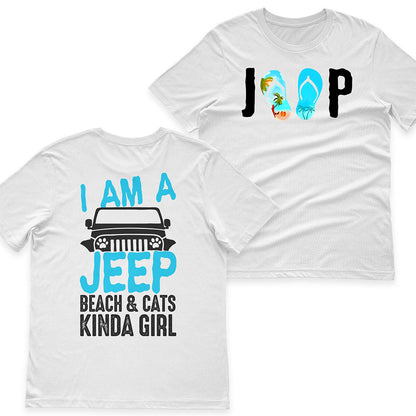 I'm A Jeep Beach & Cats Kinda Girl T-Shirt Hoodie Supler Store