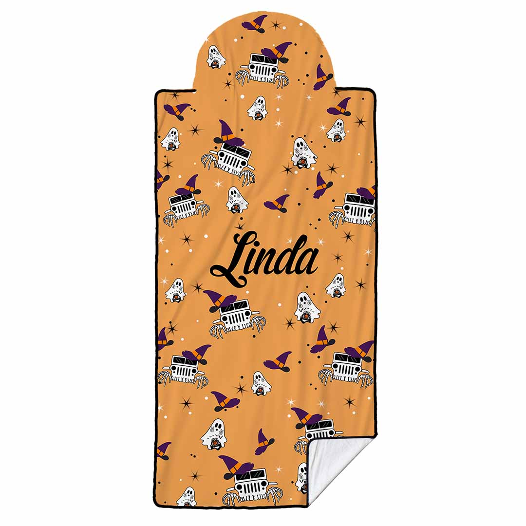 Personaliazed Jeep Halloween Ghost Witch Car Seat Cover Towel Front Seats Supler Store