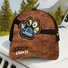 Personalized Jeep Dog Hat Faux Suede Effect Print Supler Store
