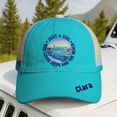 Personalized Jeep Hat Just A Girl Who Loves Beach Supler Store