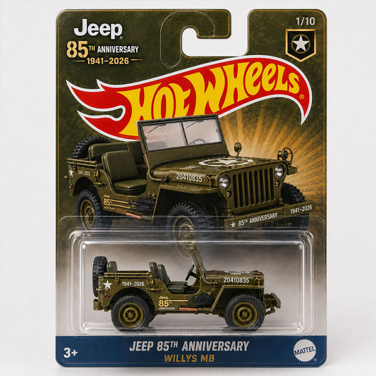 Hot Wheels Jeep 85th Anniversary Willys MB