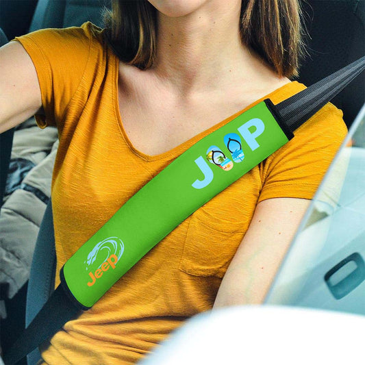 Jeep Beach Flip Flops Seat Belt Covers Set Of 2