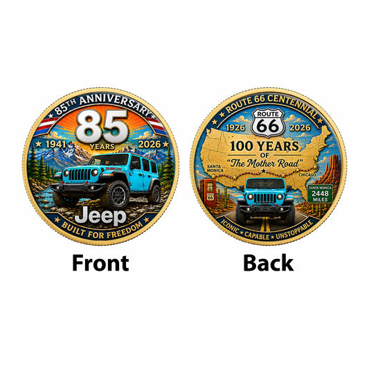 Jeep 85th Anniversary The Mother Road Commemorative Coin