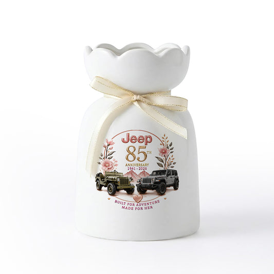 Jeep 85th Anniversary Flower Vase