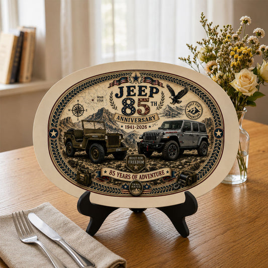 Jeep 85th Anniversary Adventure Commemorative Platter