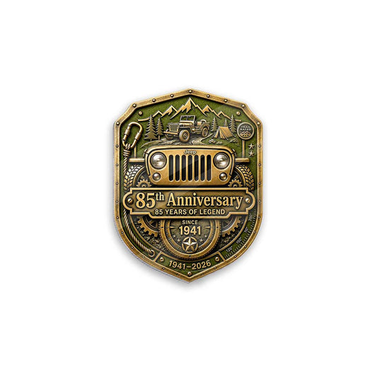 Jeep 85th Anniversary Legend Since 1941 Commemorative Magnet