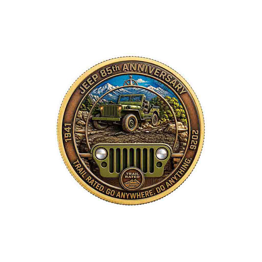 Jeep 85th Anniversary Trail Rated 1941-2026 Commemorative Coin