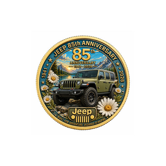 Jeep 85th Anniversary Daisy Commemorative Coin
