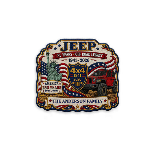 Jeep 85th Anniversary & US 250th Anniversary Personalized Doormat