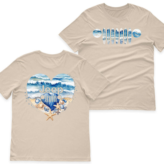 Jeep Girl Beach Starfish Shirt
