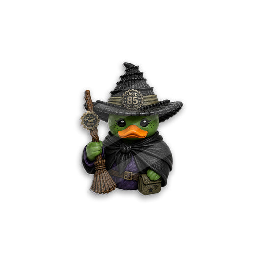 Jeep 85th Anniversary Halloween Witch Duck Acrylic Magnet
