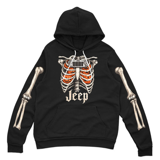 Halloween Jeep Skeleton Shirt