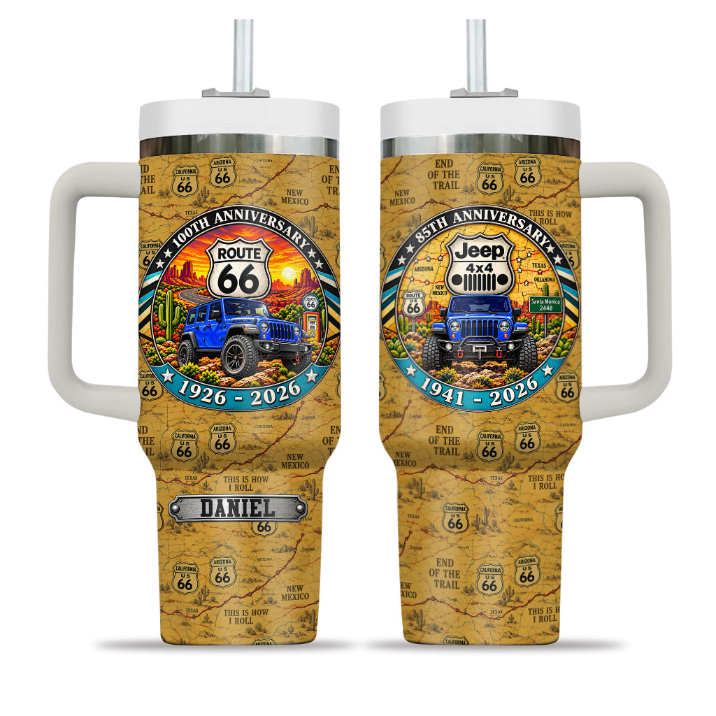 Jeep 85th Anniversary & Route 66 100th Anniversary Personalized Tumbler - 40-royal-blue.jpg