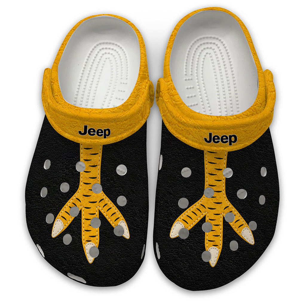 Jeep Chicken Feet Clogs - Black